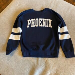 Phenix Navy and White Crewneck Sweater